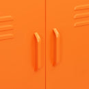 opbevaringsskab 80x35x101,5 cm stål orange