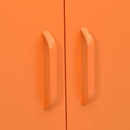 opbevaringsskab 80x35x101,5 cm stål orange