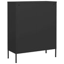 opbevaringsskab 80x35x101,5 cm stål antracitgrå