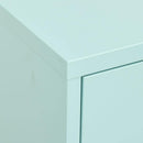 opbevaringsskab 80x35x101,5 cm stål mintgrøn