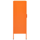 opbevaringsskab 80x35x101,5 cm stål orange