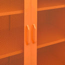 opbevaringsskab 80x35x101,5 cm stål orange