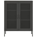 opbevaringsskab 80x35x101,5 cm stål antracitgrå