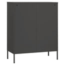 opbevaringsskab 80x35x101,5 cm stål antracitgrå