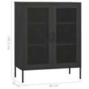 opbevaringsskab 80x35x101,5 cm stål antracitgrå