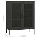 opbevaringsskab 80x35x101,5 cm stål antracitgrå