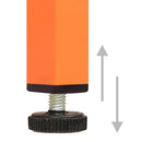 opbevaringsskab 42,5x35x101,5 cm stål orange