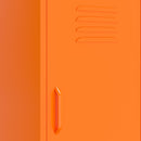 opbevaringsskab 42,5x35x101,5 cm stål orange