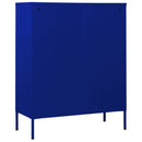 kommode 80x35x101,5 cm Marineblå