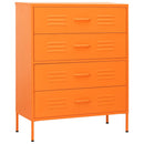 kommode 80x35x101,5 cm Orange