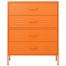 kommode 80x35x101,5 cm Orange