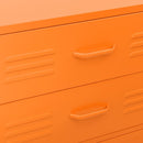 kommode 80x35x101,5 cm Orange