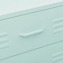 kommode 80x35x101,5 cm Mintgrøn
