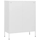 kommode 80x35x101,5 cm  Hvid