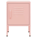 natbord 35x35x51 cm stål pink