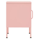 natbord 35x35x51 cm stål pink
