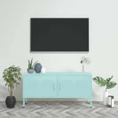 tv-skab 105x35x50 cm stål Mintgrøn