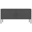 tv-skab 105x35x50 cm stål Antracitgrå