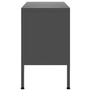 tv-skab 105x35x50 cm stål Antracitgrå