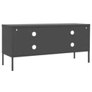 tv-skab 105x35x50 cm stål Antracitgrå
