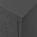 tv-skab 105x35x50 cm stål Antracitgrå