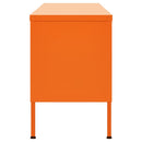 tv-skab 105x35x50 cm stål Orange