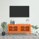 tv-skab 105x35x50 cm stål Orange