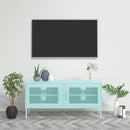 tv-skab 105x35x50 cm stål Mintgrøn