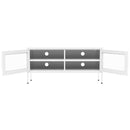 tv-skab 105x35x50 cm stål hvid