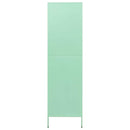 klædeskab 90x50x180 cm stål mintgrøn