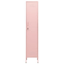 skab 35x46x180 cm stål pink