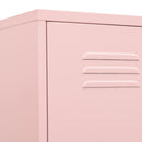 skab 35x46x180 cm stål pink