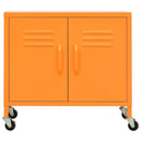 opbevaringsskab 60x35x56 cm stål orange