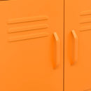 opbevaringsskab 60x35x56 cm stål orange