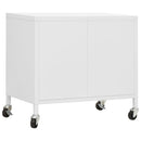 opbevaringsskab 60x35x56 cm stål hvid