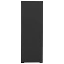 arkivskab 90x46x134 cm stål antracitgrå