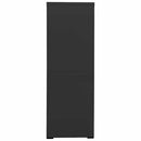 arkivskab 90x46x134 cm stål antracitgrå
