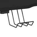 gamerbord 90x60x75 cm ZZ-formede ben sort