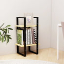 bogreol 40x30x70 cm 2 hylder massivt fyrretræ