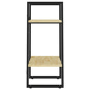 bogreol 40x30x70 cm 2 hylder massivt fyrretræ