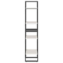 bogreol 40x30x140 cm 4 hylder massivt fyrretræ hvid