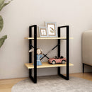 bogreol 60x30x70 cm 2 hylder massivt fyrretræ