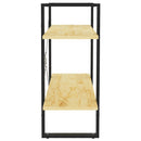 bogreol med 2 hylder 80x30x70 cm massivt fyrretræ