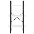 opbevaringsreol 60x30x105 cm konstrueret træ hvid