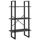 opbevaringsreol 60x30x105 cm konstrueret træ grå