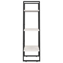 opbevaringsreol 60x30x105 cm massivt fyrretræ hvid