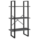 opbevaringsreol 60x30x105 cm massivt fyrretræ grå