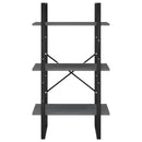 opbevaringsreol 60x30x105 cm massivt fyrretræ grå