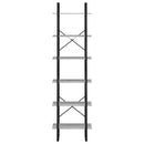 opbevaringsreol 60x30x210 cm konstrueret træ betongrå