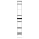 opbevaringsreol 60x30x210 cm konstrueret træ betongrå